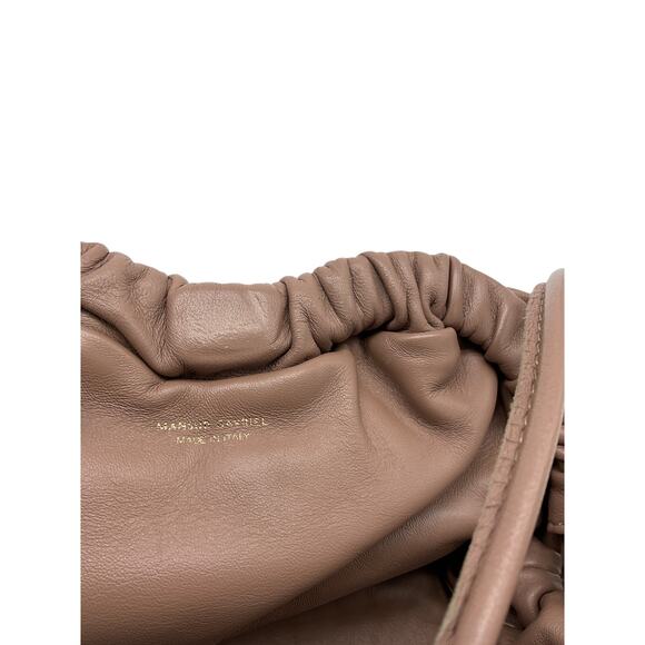Mansur Gavriel Mini Brown Leather Cloud Leather Clutch - Picture 5 of 5
